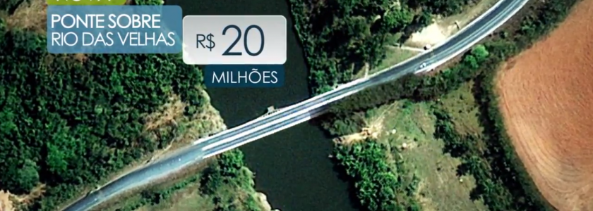 Nova ponte Rio das Velhas, acesso à Serra do Cipó